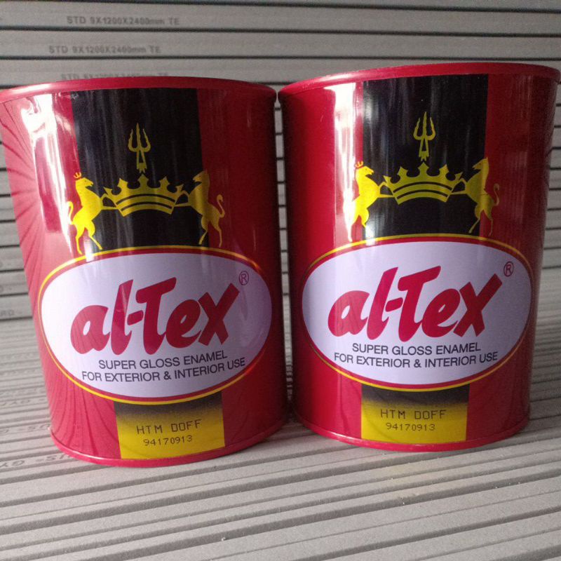 

Cat minyak besi dan kayu Altex synthetic hitam doff (800gr)