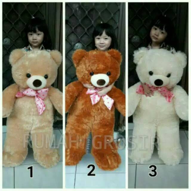 Boneka beruang besar pita jumbo