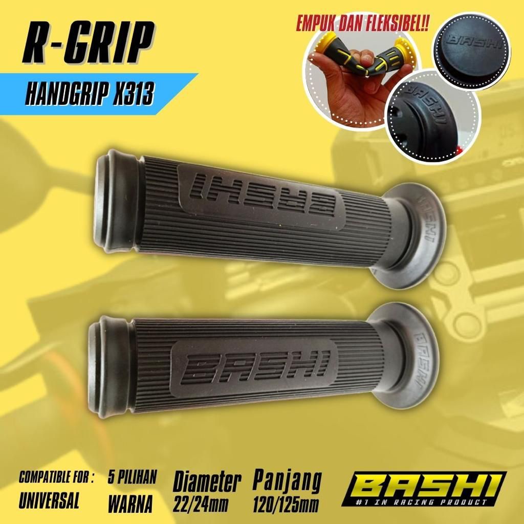 HANGRIP BASHI HANDGRIP KARET MODEL GARIS GRIP VARIASI MOTOR UNIVERSAL