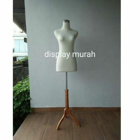 Manekin Dress Making Cewe Lapis Kain Patung DM Manekin Setengah Badan