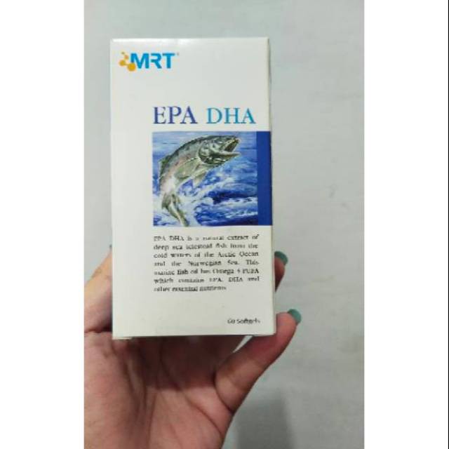 minyak ikan fish oil EPA DHA 1botol isi 130 kapsul