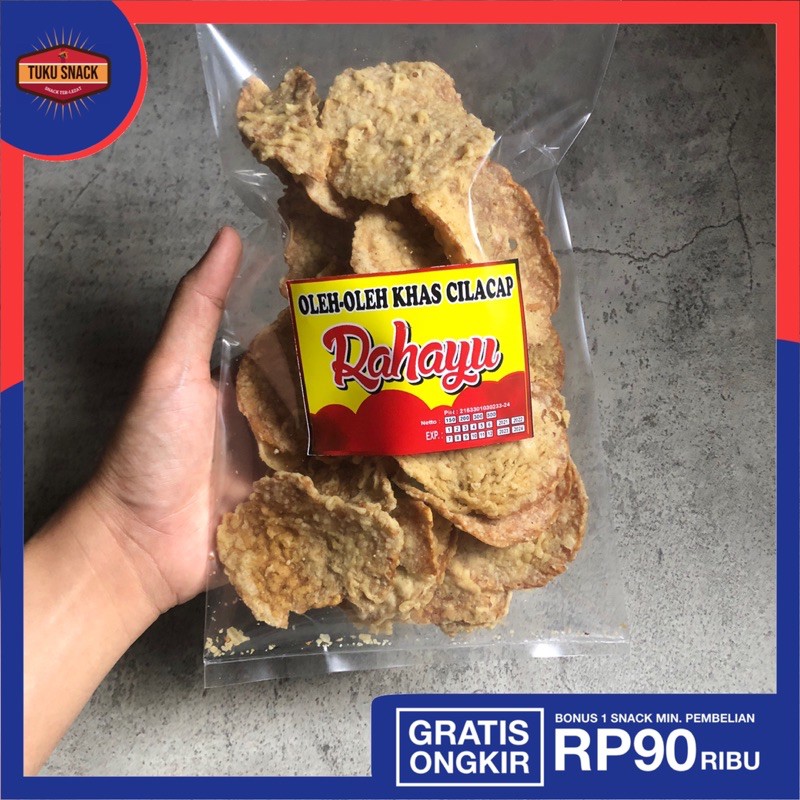 

Keripik Tempe Goreng Snack Jajanan Lebaran Cemilan Keluarga Asli Cilacap 200gr