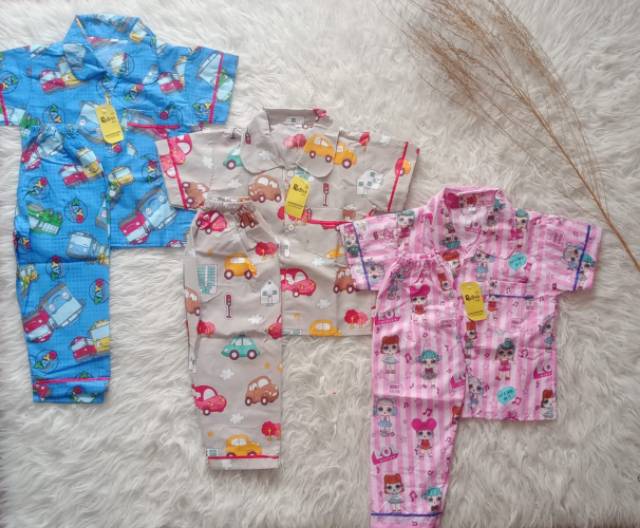 BAJU PIYAMA ANAK / BAJU TIDUR ANAK / BAJU ANAK / PIYAMA ANAK CATUN CATRA / PIYAMA ANAK