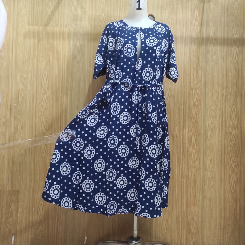 Batik Qonita Daster Rosita Saku Sleting Motif Halus 2-Motif 10