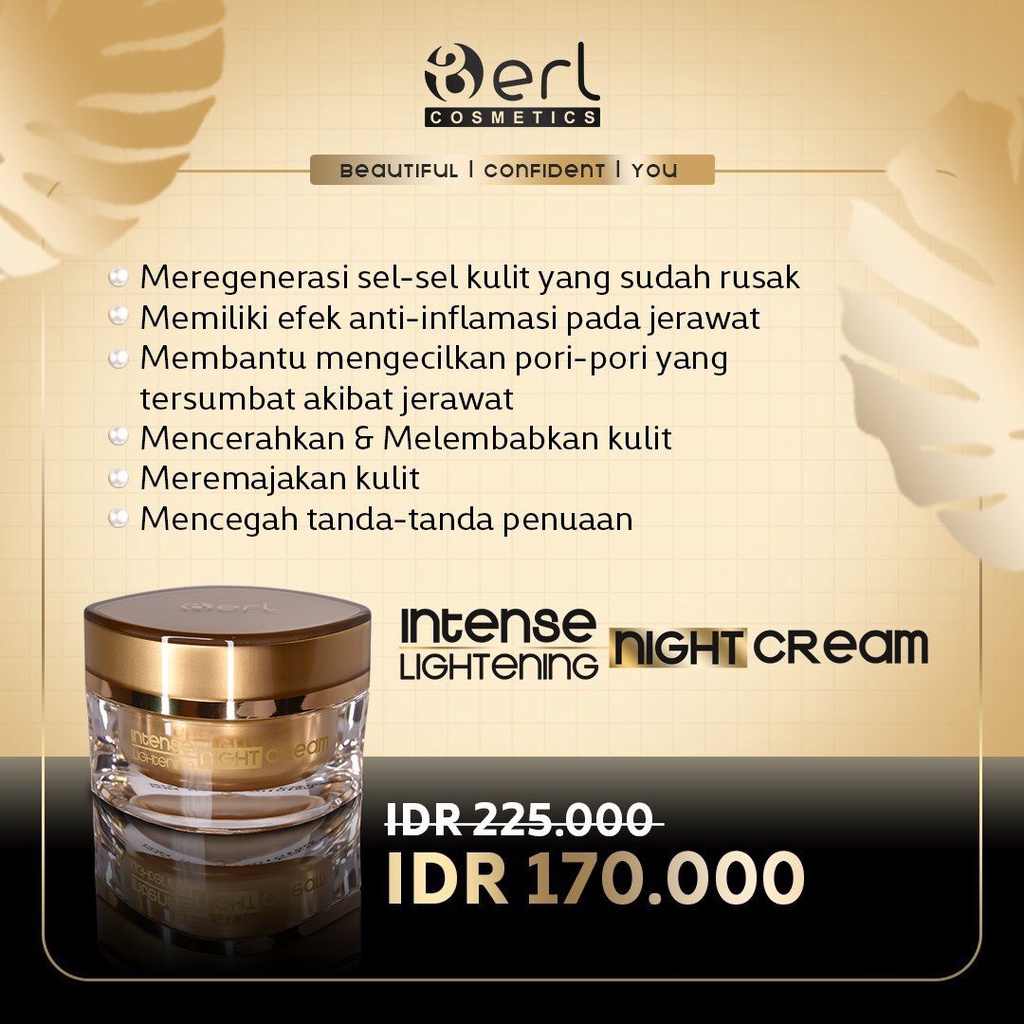 B ERL Intense Lightening Night Cream