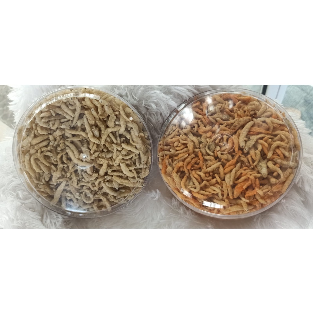 

Teri nasi lauk kering teri crispy siap saji 180 gram toples kecil, produksi Kec.Bojonegara Serang Banten, varian rasa original/balado