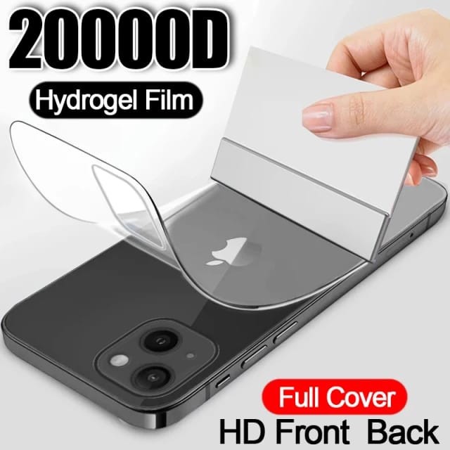 IPHONE 16 15 14 13 12 PRO MAX PLUS MINI CLEAR MATTE BACK HYDROGEL BELAKANG