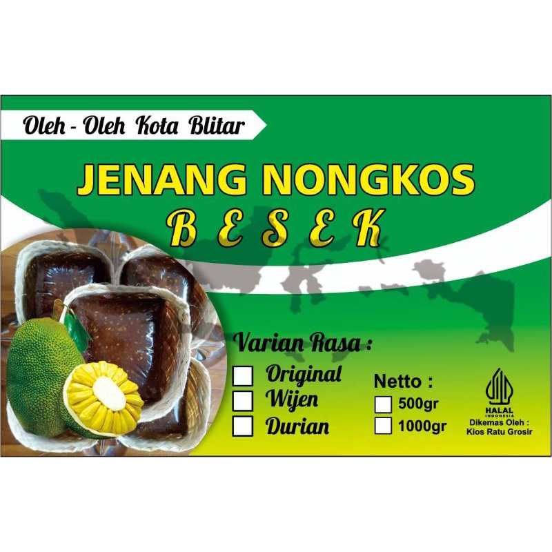 

JENANG NONGKO BESEK TERENAK 500 GR