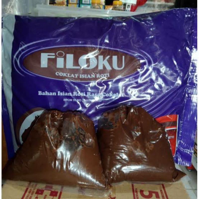 

filoku coklat pasta filling 250 gr repack