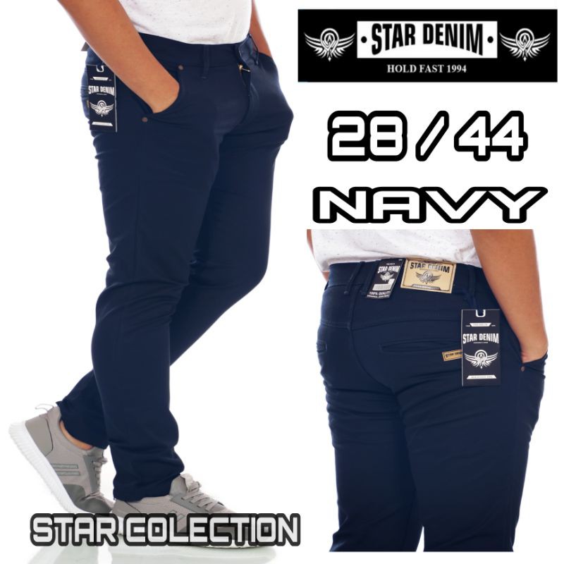 STAR DENIM-celana chino panjang pria / cino jumbo big size terbaru / chinos jumbo original 28-45