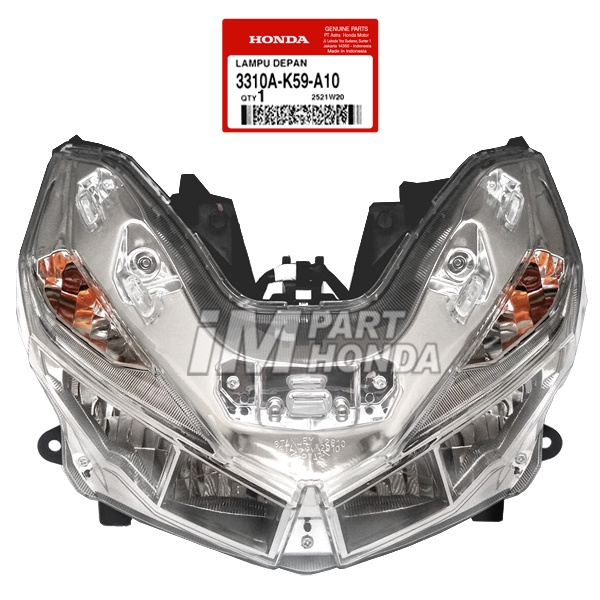 3310A-K59-A10 Reflektor Assy Lampu Depan Vario 125 150 LED 2015 - 2017