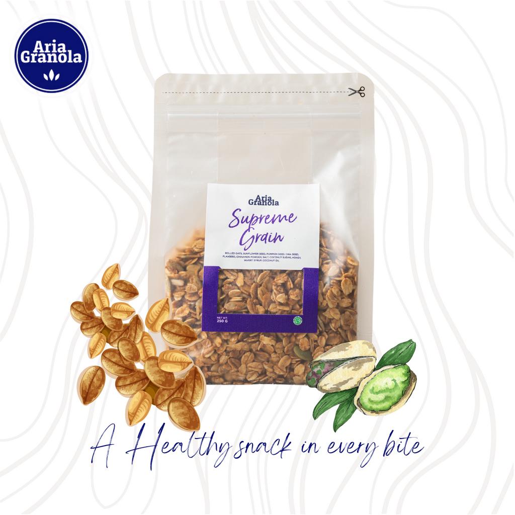 

Supreme Grain Granola 250gr Aria Granola Healthy Snack