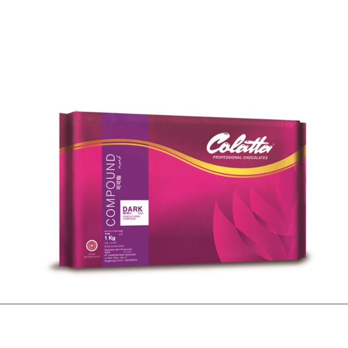 

Colatta Dark Chocolate Compound 250gr dan 1kg