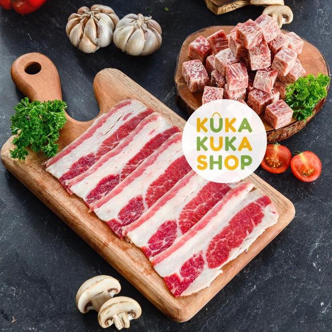 

BUNDLING BEEF WAGYU SAIKORO 1KG + US SHORTPLATE BEEF SLICE 1KG DFGH5136