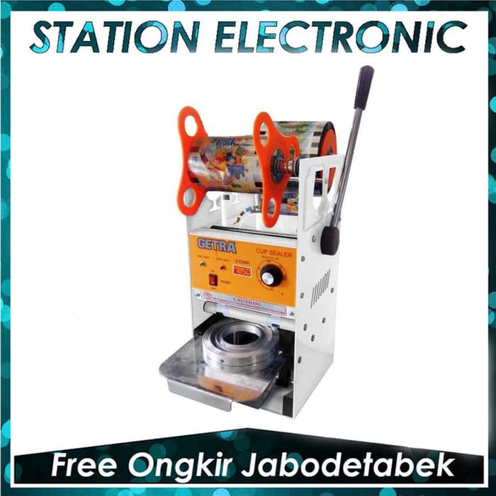 Getra ET-D8S Manual Cup Sealer with Counter