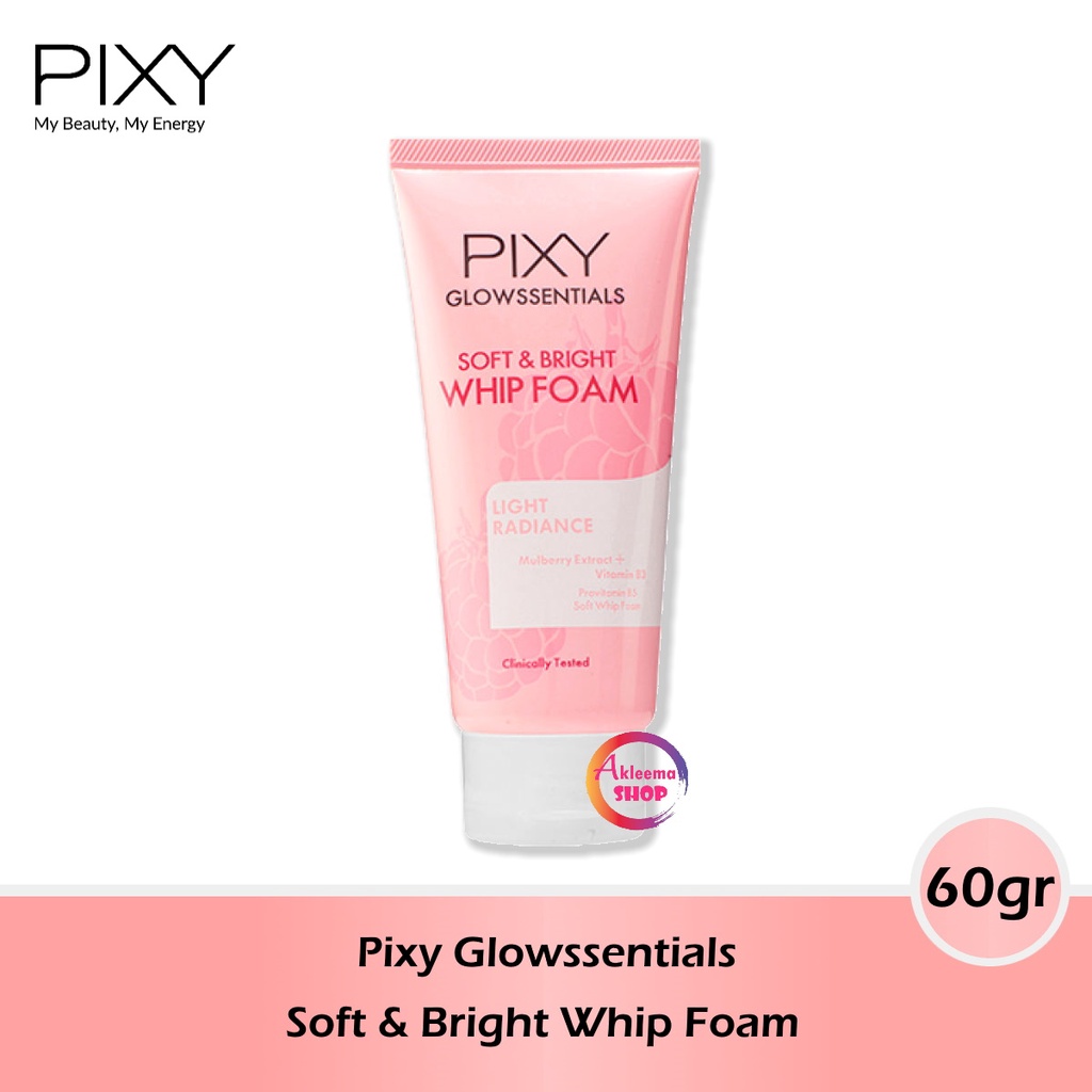 Pixy Glowssentials Soft &amp; Bright Whip Foam Light Radiance 60g