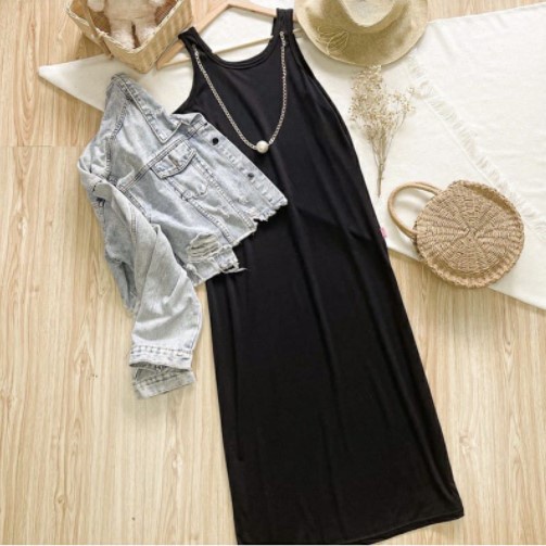 iseven p EVILONG BASIC DRESS