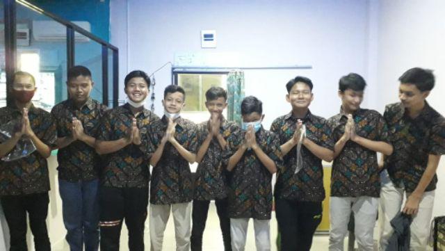 Tunic Batik Ziggy Tali Bunga Zigzag Lawasan Tunik Batik Seragam Kantor Batik Kerja Modis Cantik