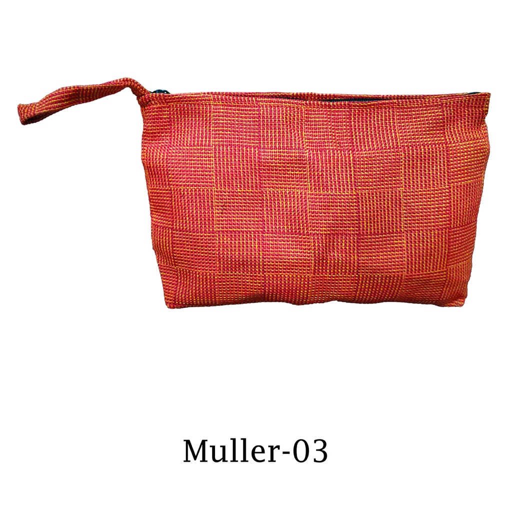 Pouch Jumbo Clutch Bahan Tebal 31x21x4cm Motif MULLER-03