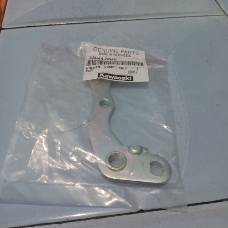 breket braket kaliper rem depan klx 150 original Kawasaki 43044-0049