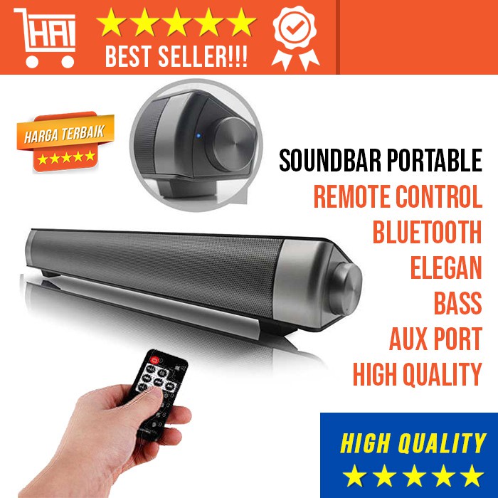powerful soundbar speakers soundbar bluetooth portable tv audio home theater speaker remote control 