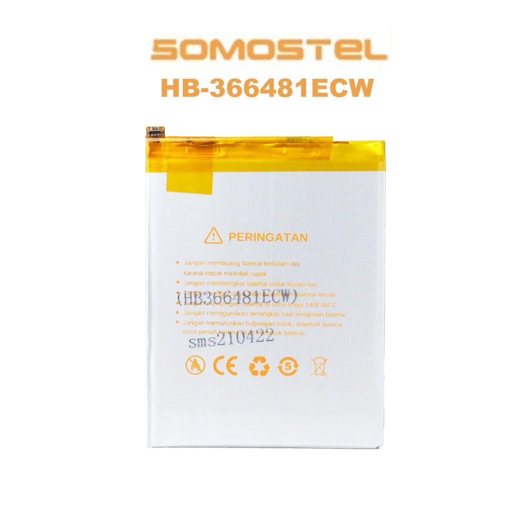 Somostel - HB366481ECW Huawei Ascend P9 / P9 Lite / Honor 8 / Nova 2 Lite / Honor 9I / Honor 9 Lite / Honor 7A Batre Batrai Baterai