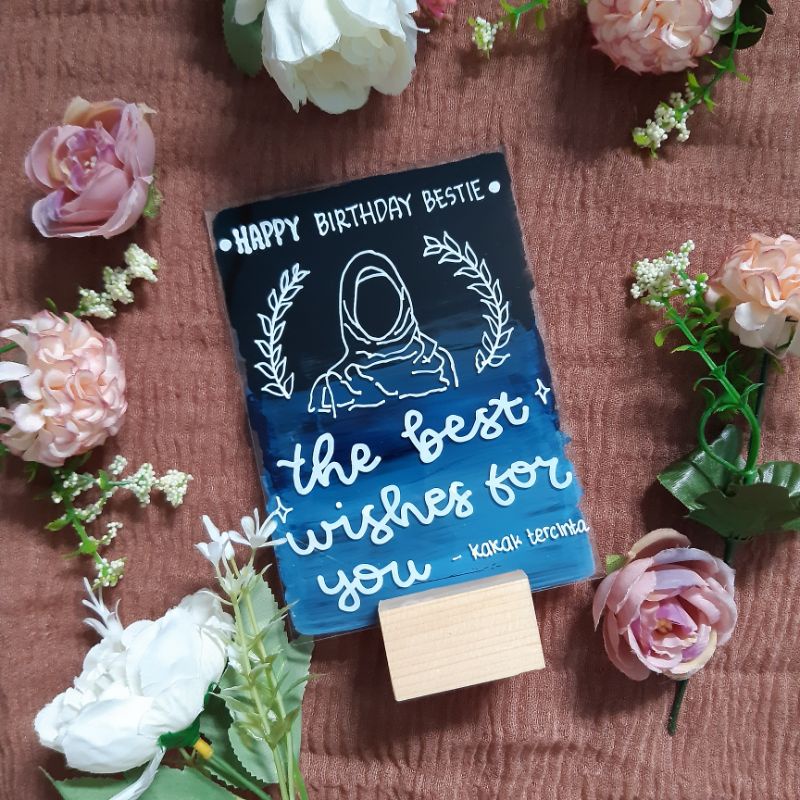 Lettering Akrilik | Lettering Acrylic Bisa Request untuk Kado Wisuda, Pernikahan, dll