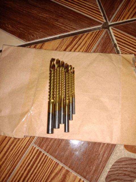 Mata Bor Gergaji Coating Titanium Woodworking Carpenter Kayu Aluminium