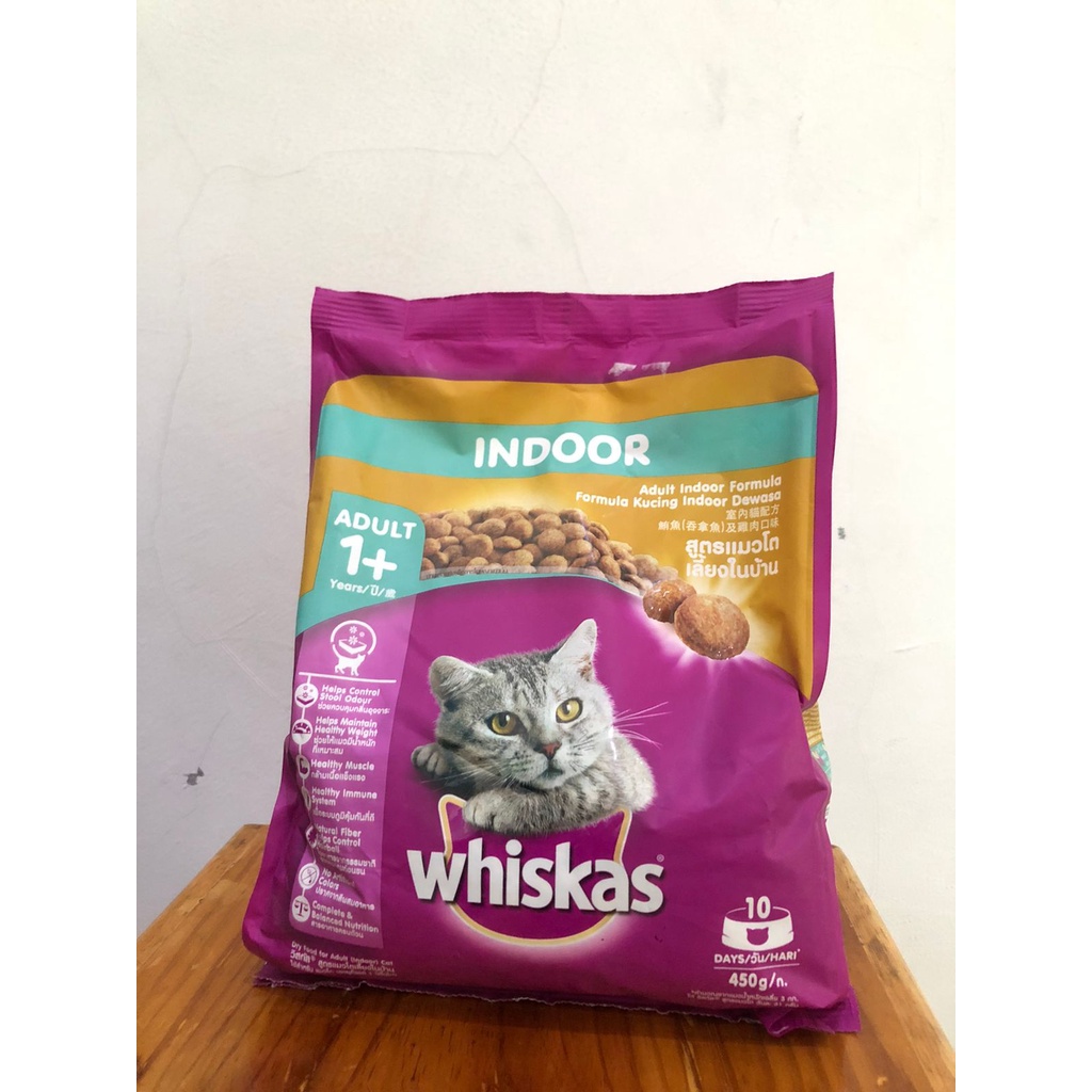 WHISKAS Makanan Kucing Kering Adult Fungsional 450gr