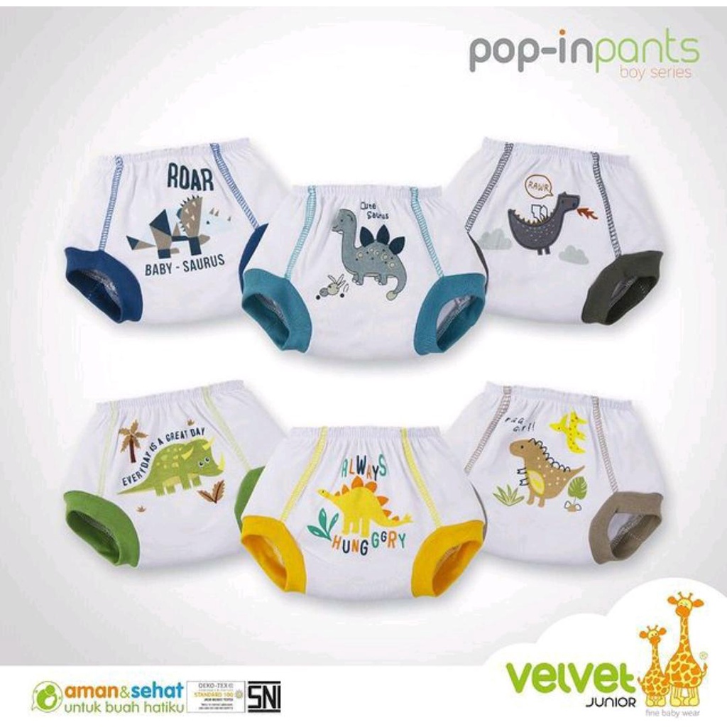 VELVET CELANA POP MONOPRINT / CELANA PENDEK BAYI