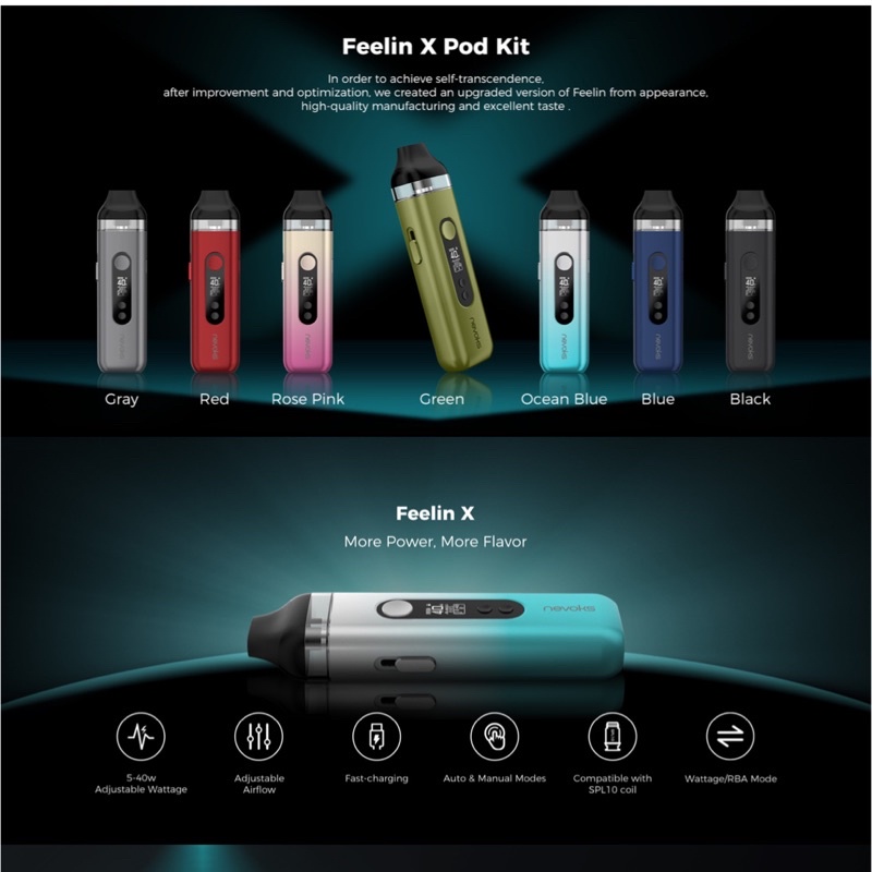 NEVOKS Feelin X Pod Kit 40W 1600mAh