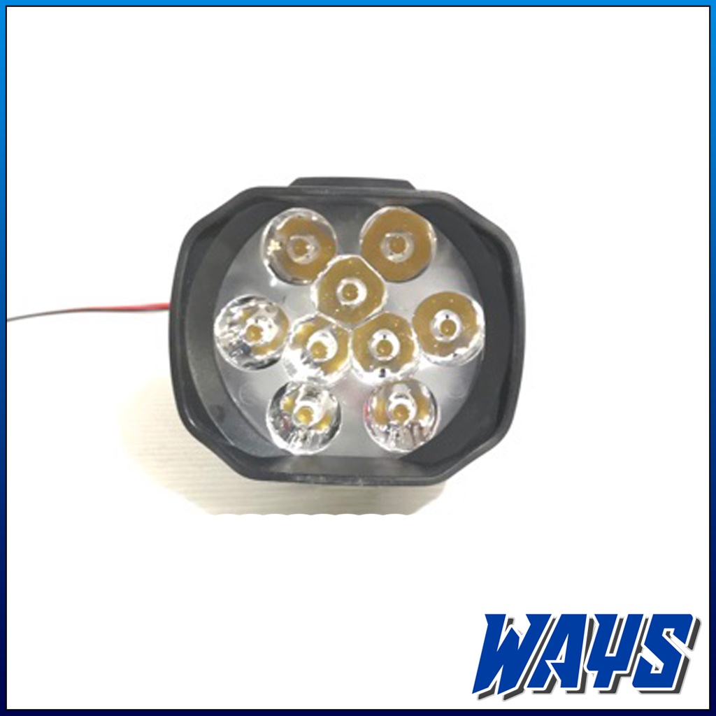 L137 | Lampu LED Sorot Tembak Spot Light Braket Spion Motor Mio Beat Vario Nex Nmax PCX Aerox Vixion