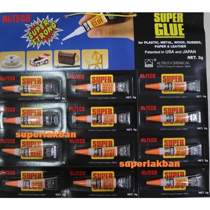 Lem Super Glue Super Strong Alteco Perekat Super Kuat Serbaguna Original Berkualitas