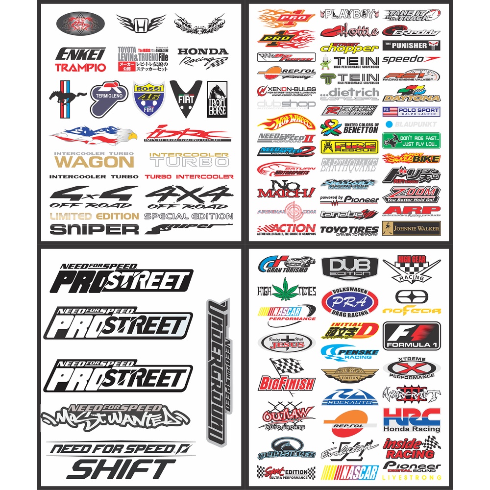 Decal Stiker Cartoon Vector - Coreldraw