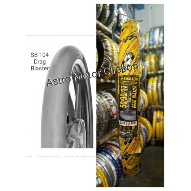 Ban Slick Drag Blaster 50 90 17 SB 104 Swallow Tubeless 50/90-17