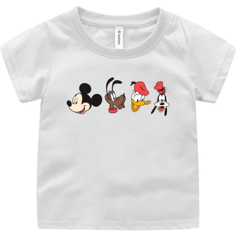 ((IB))KAOS ANAK2 UNISEX/KEPALA CARTOON DIGITAL SABLON