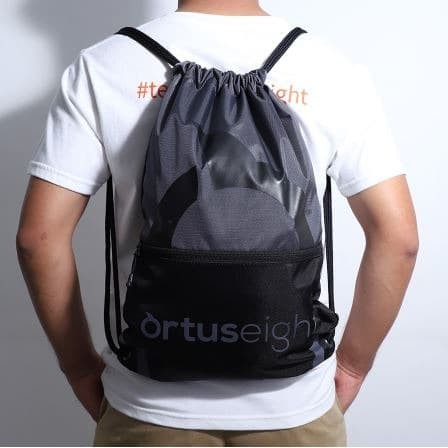 TAS SERUT / STRING BAG ORTUSEIGHT - BLACK/GREY