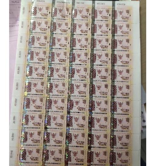 

[KODE PRODUK JKQDL8736] MATERAI 10000 MATERAI 10RB MATERAI 10.000, 100% ASLI