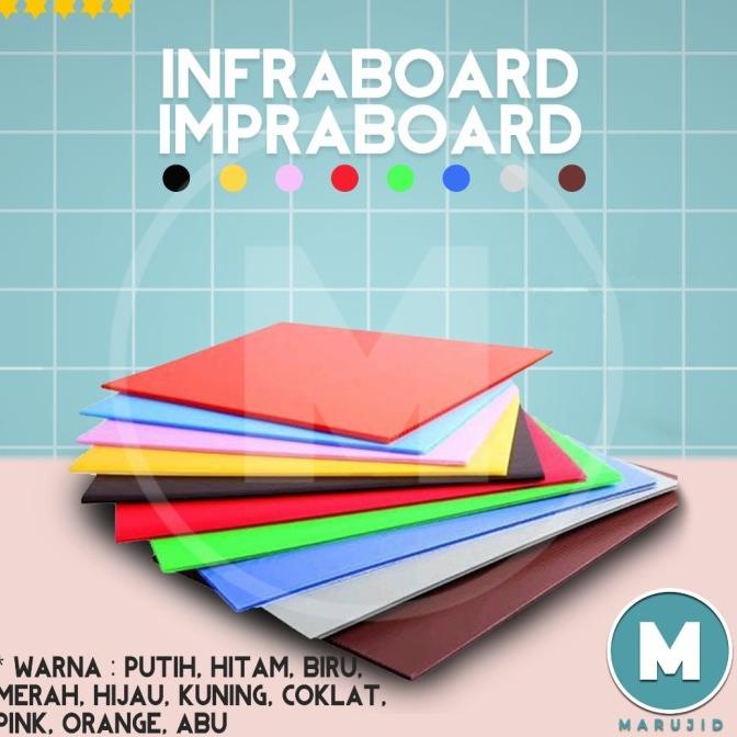 

Diskon Infraboard / Impraboard Putih 75x50 50x75 Tebal 3mm Diskon