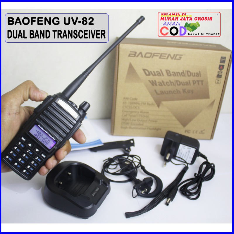 Radio Ht Baofeng Uv 82 Digital Walkie Talkie Handy Talky Alat Komunikasi Jarak Jauh Original Shopee Indonesia