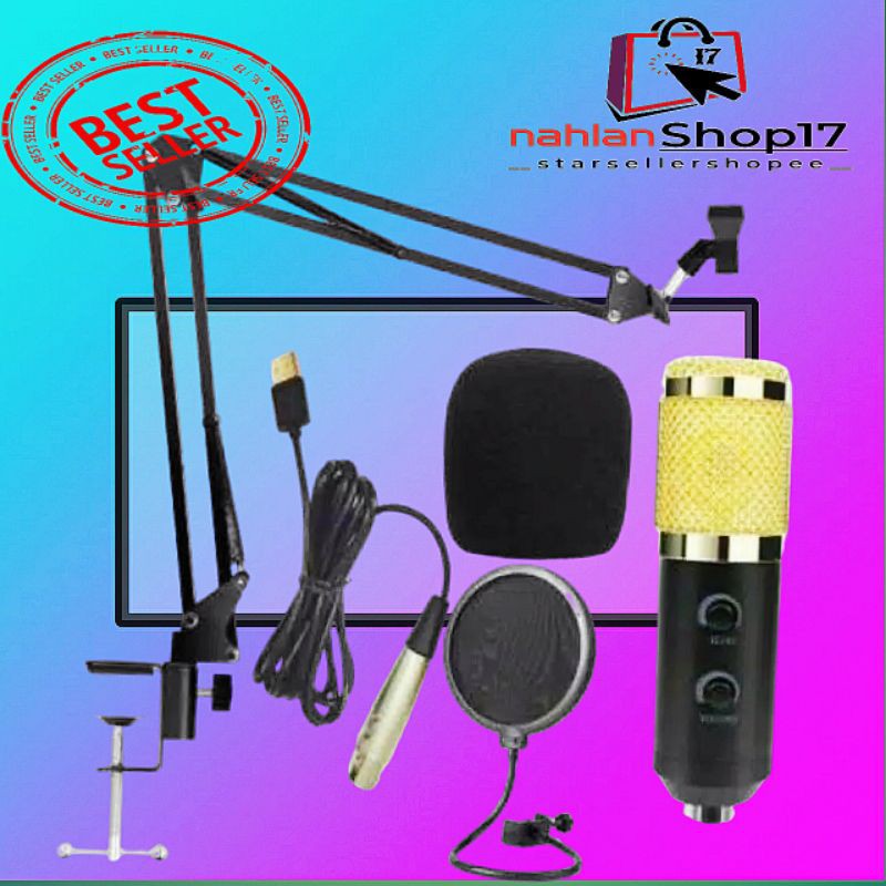 PAKET MICROPHONE BM 900 / MICROPHONE CONDENSER BM 900 / PAKET MIC BM 900 / MIC KARAOKE