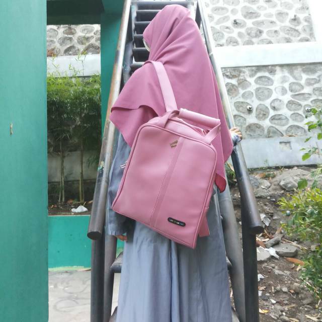 Tas Ransel Natavan Pink Rumah Warna