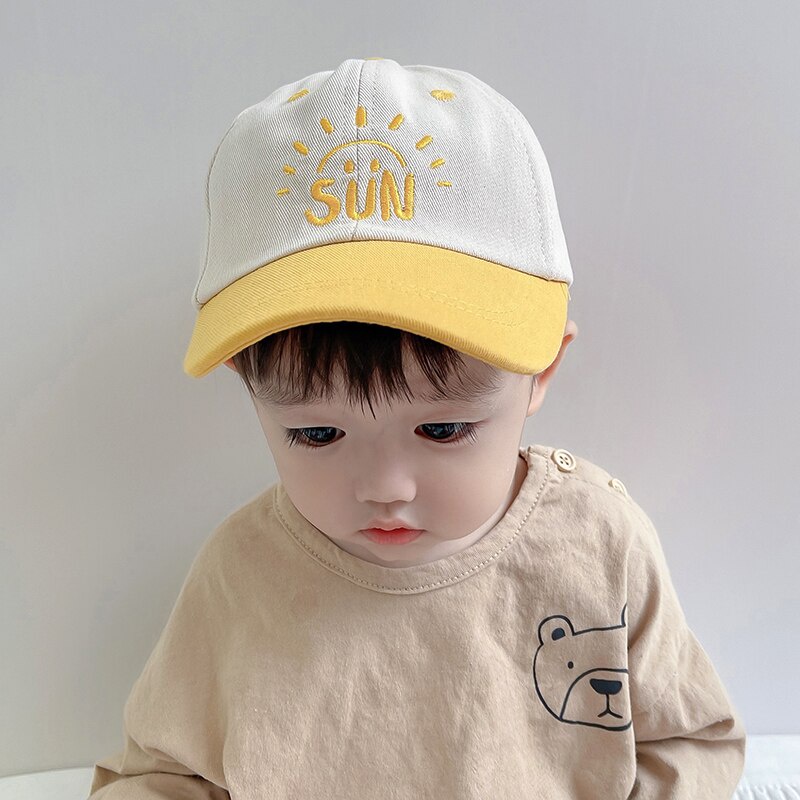 TOPI ANAK LAKI LAKI PEREMPUAN BORDIR SUN / TOPI ANAK BORDIR