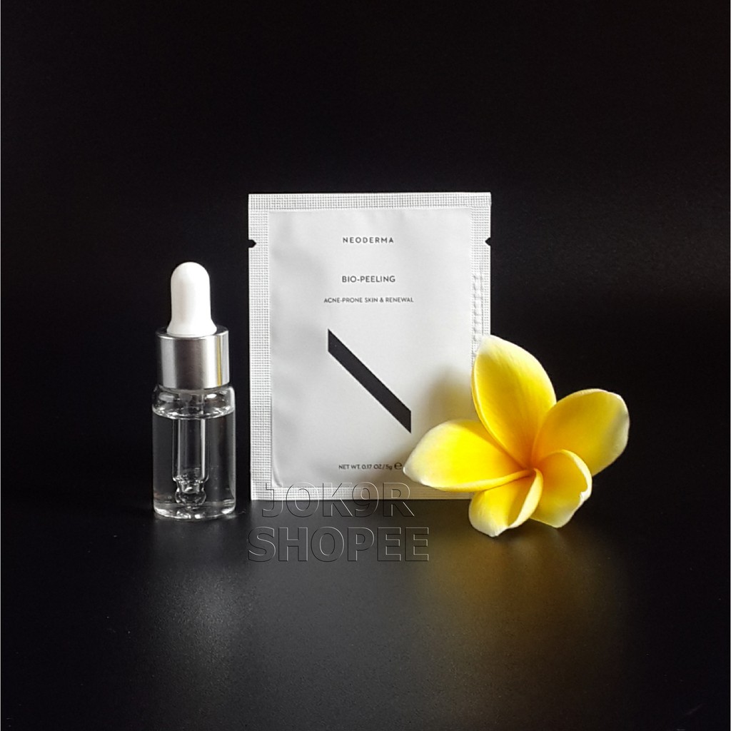 Peeling Wajah NEODERMA BIO-PEELING 1 Sachet Powder BIO PEELING 5 gr + 1 Botol BIO SOLUTION -/+10ml