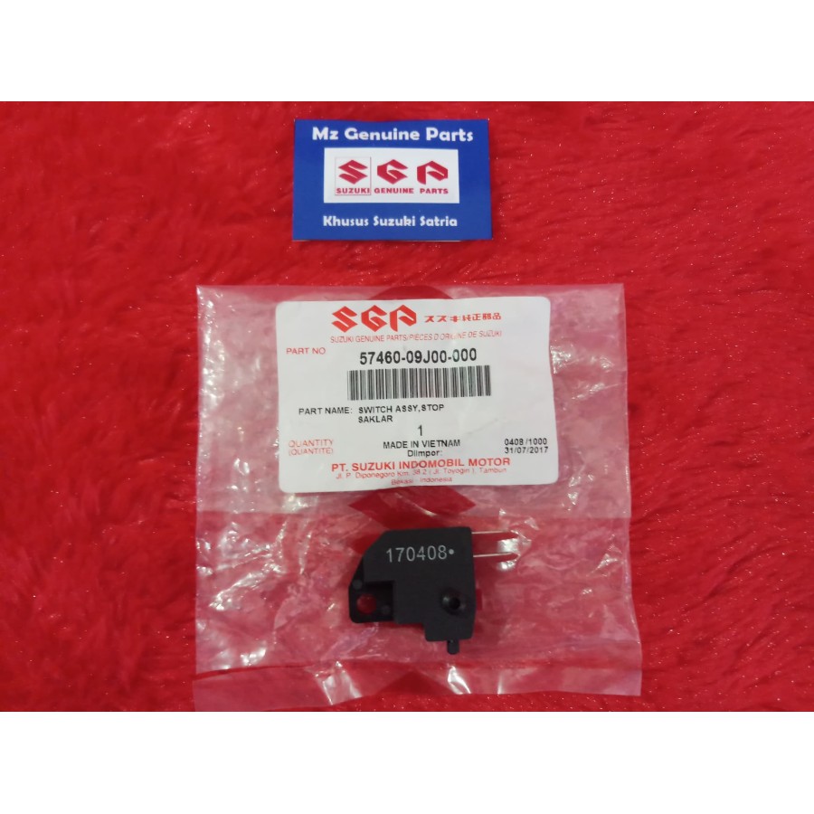 SWIT SWITCH REM CAKRAM DEPAN SKYWAVE HAYATE 125 ASLI ORI SGP VIETNAM TERLARIS 57460-09J00-000