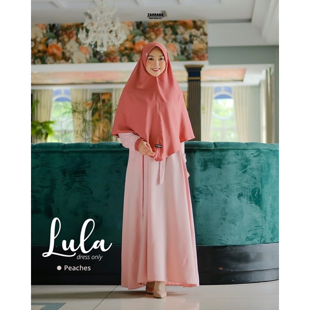 gamis murah gamis harian LULA DRESS by ZAHRANA