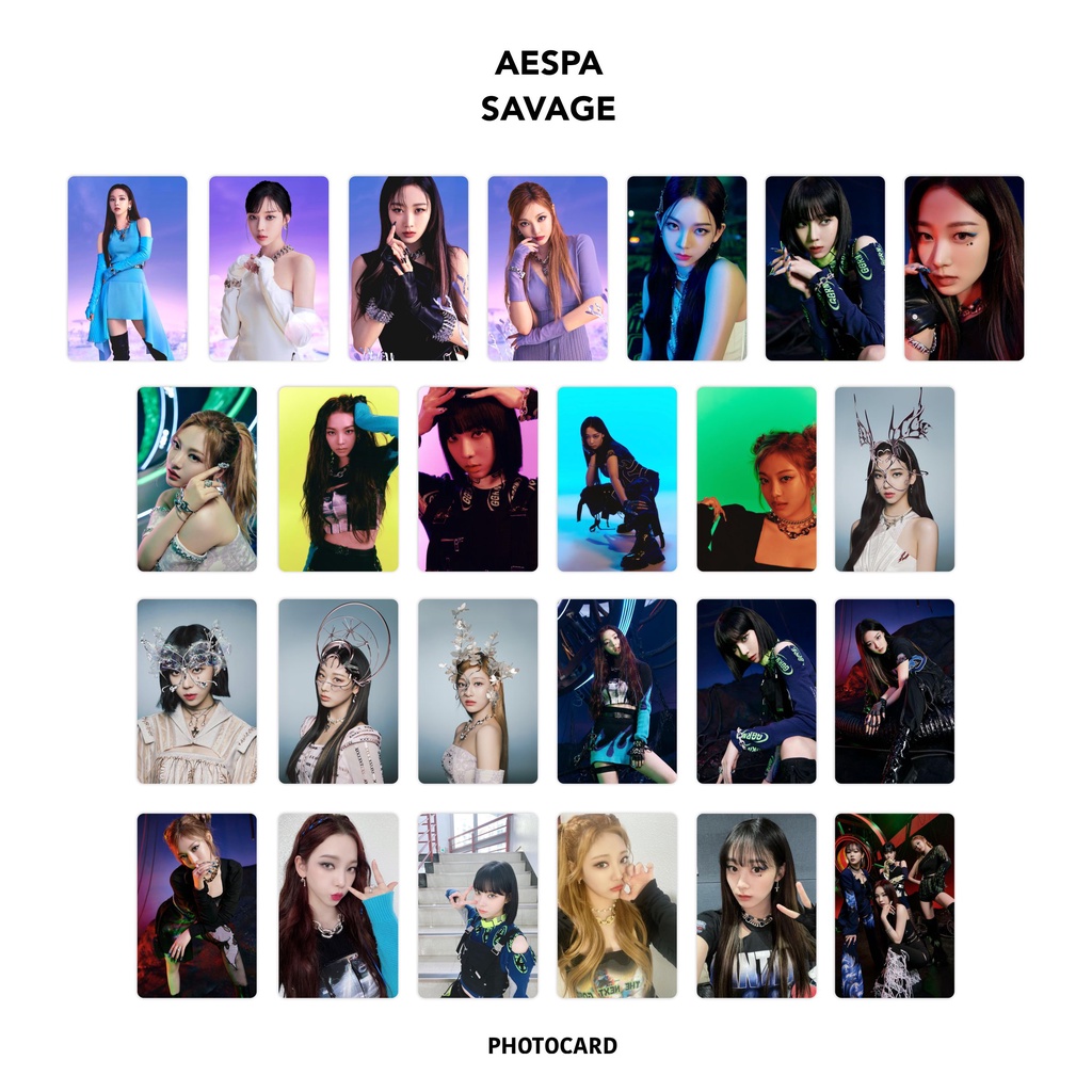 Photocard Aespa Savage