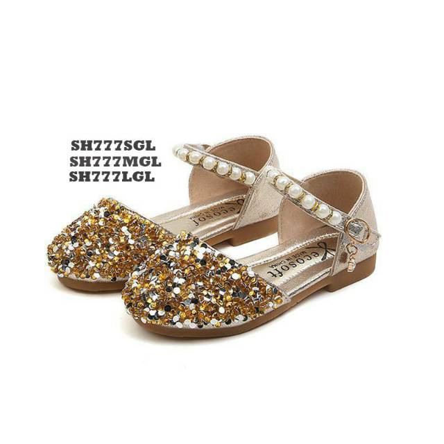 ♥BabyYank♥ SHOES PAYET MUTIARA SILVER , GOLD , ROSEGOLD