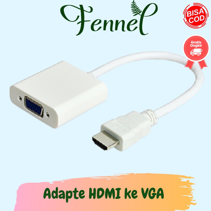 Adapter HDMI ke VGA Female HD008