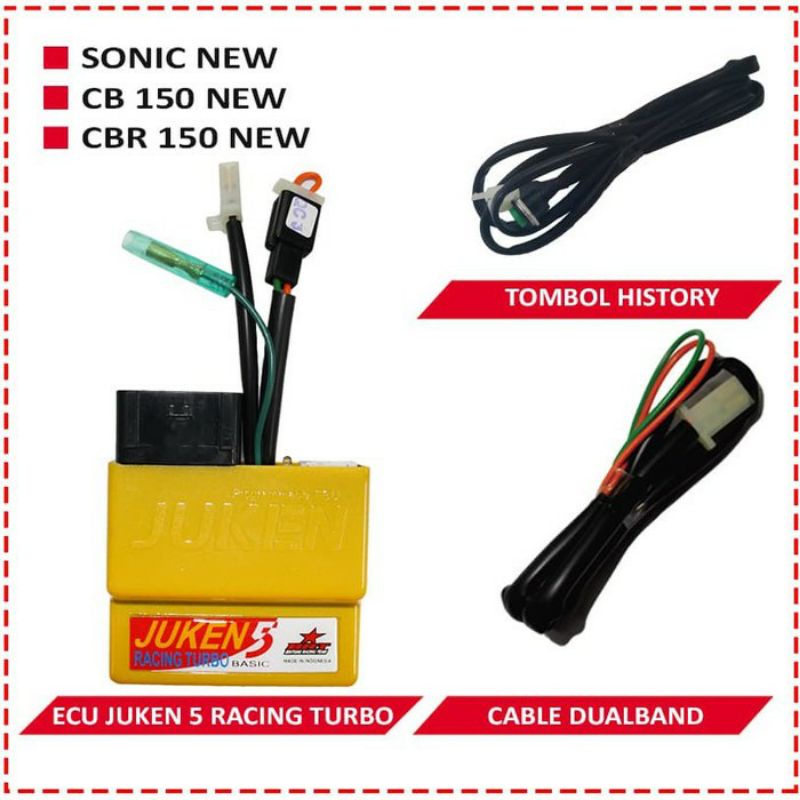 ECU JUKEN 5 BRT CBR 150 NEW /  ECU JUKEN 5 CB 150 / ECU JUKEN 5 SONIC 15 NEW ECU JUKEN 5 BASIC CDI